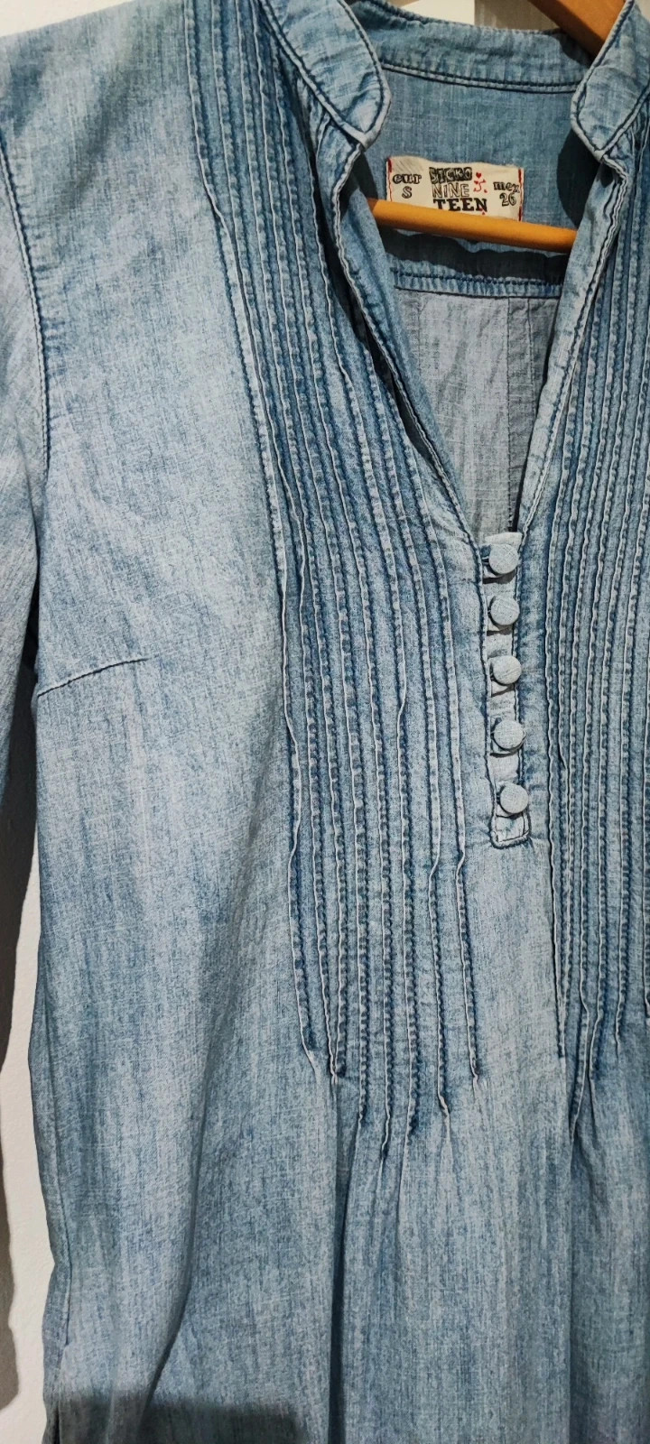 Vestido vaquero con manga – taille S / 36 / 8 4