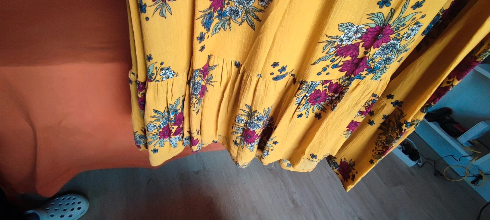 Falda larga floreada – taille S / 36 / 8 2