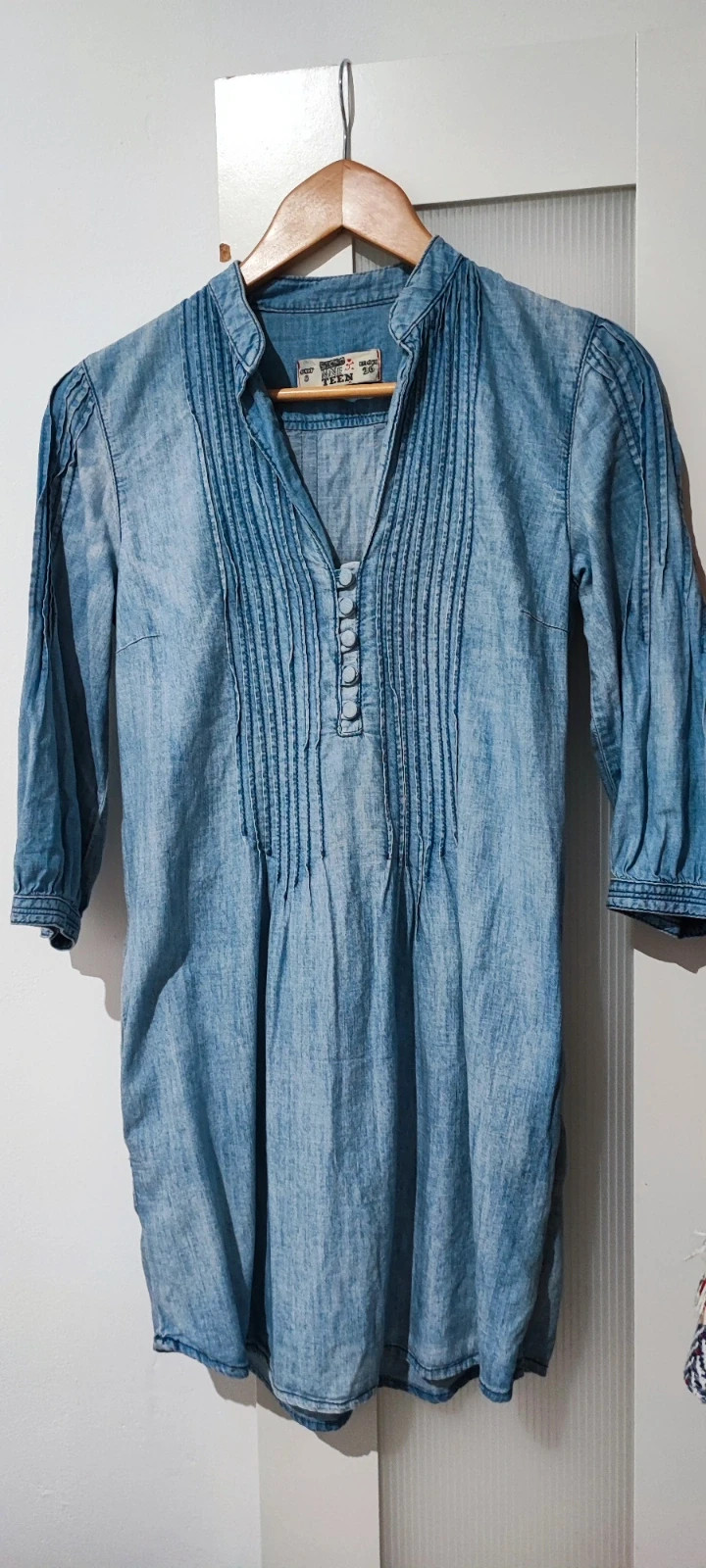 Vestido vaquero con manga – taille S / 36 / 8 5