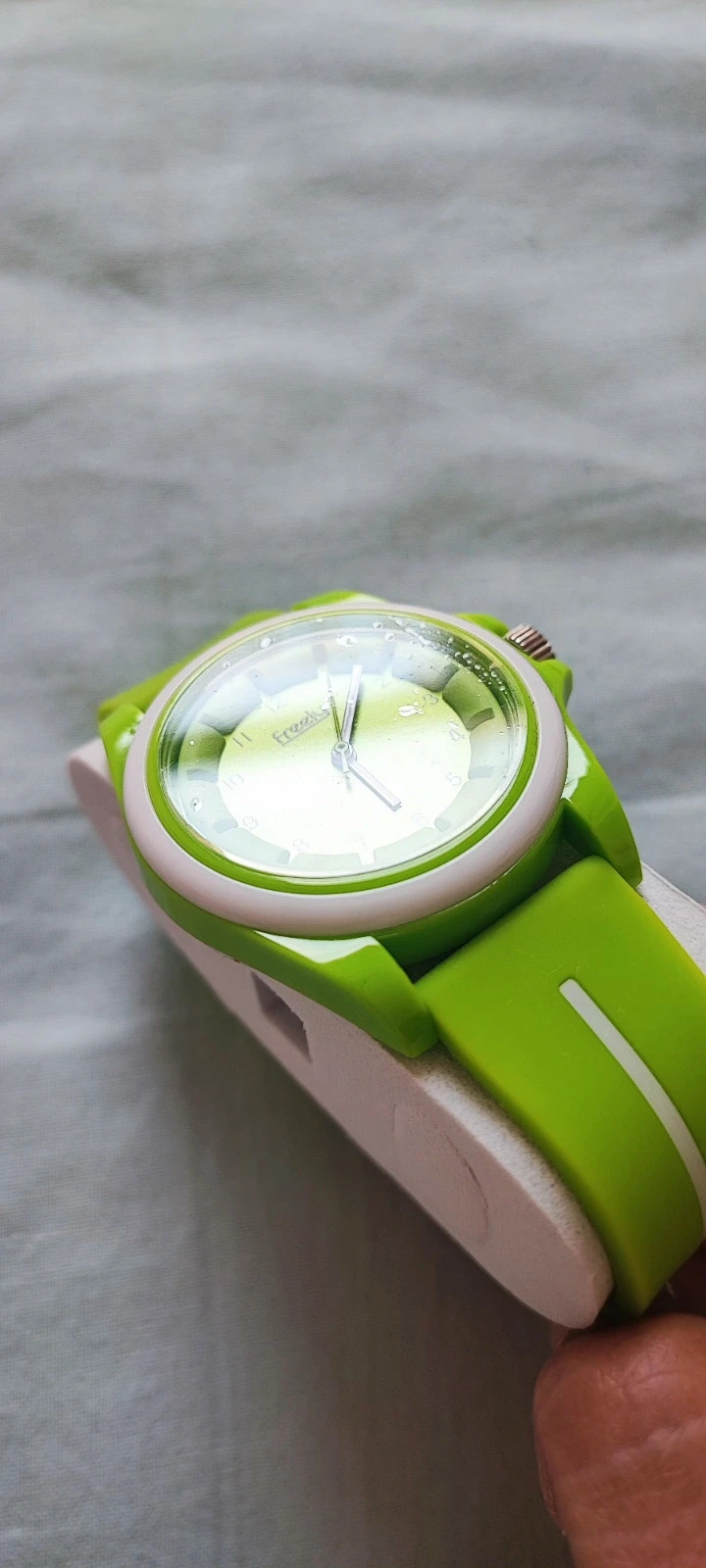 Reloj circular de silicona – taille Taille unique 5