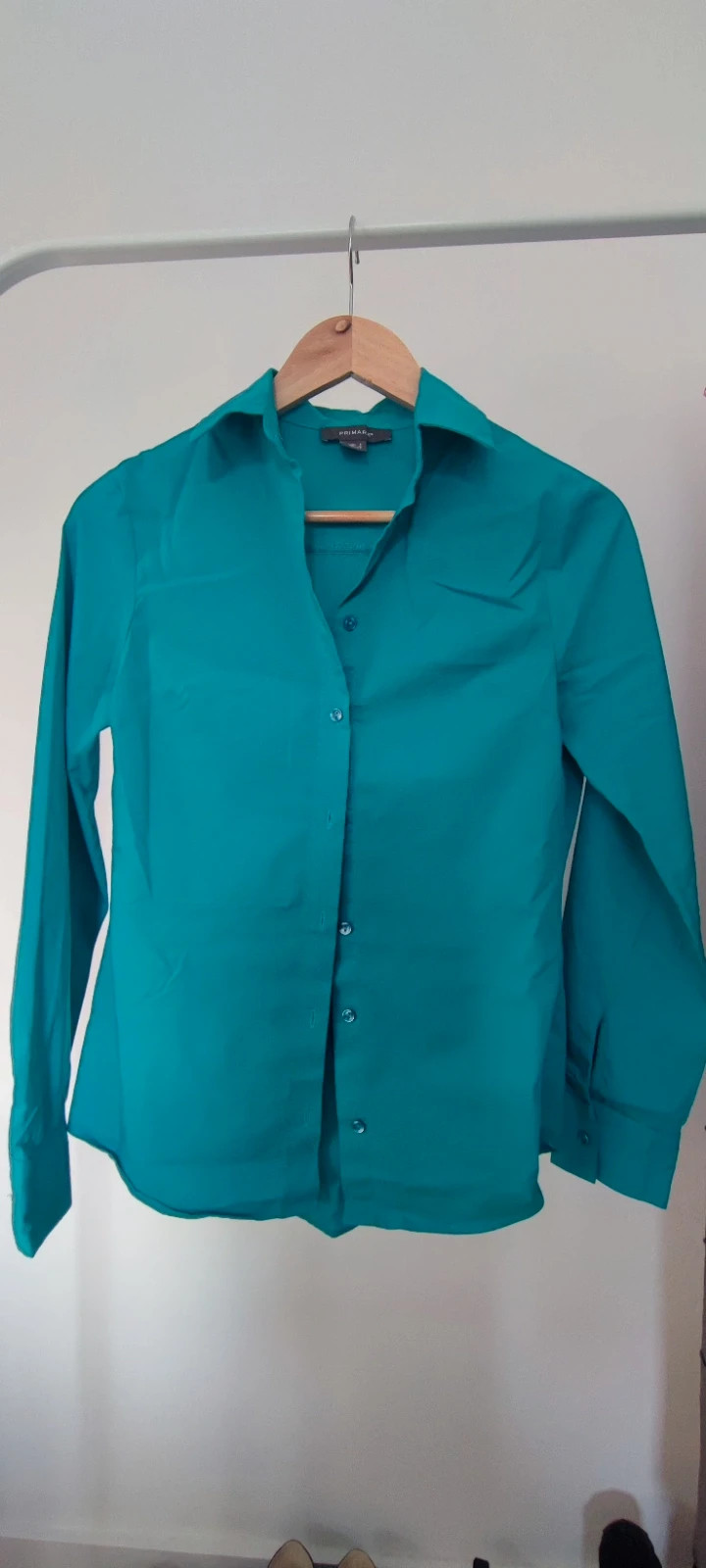 Camisa turquesa básica – Primark – taille S / 36 / 8 2