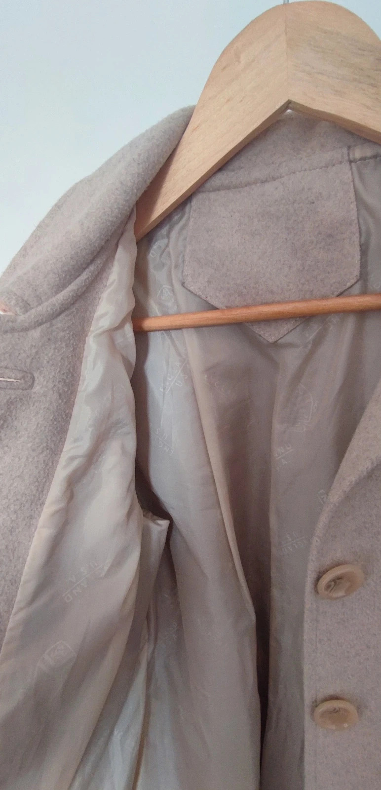 Abrigo básico beige – taille S / 36 / 8 3
