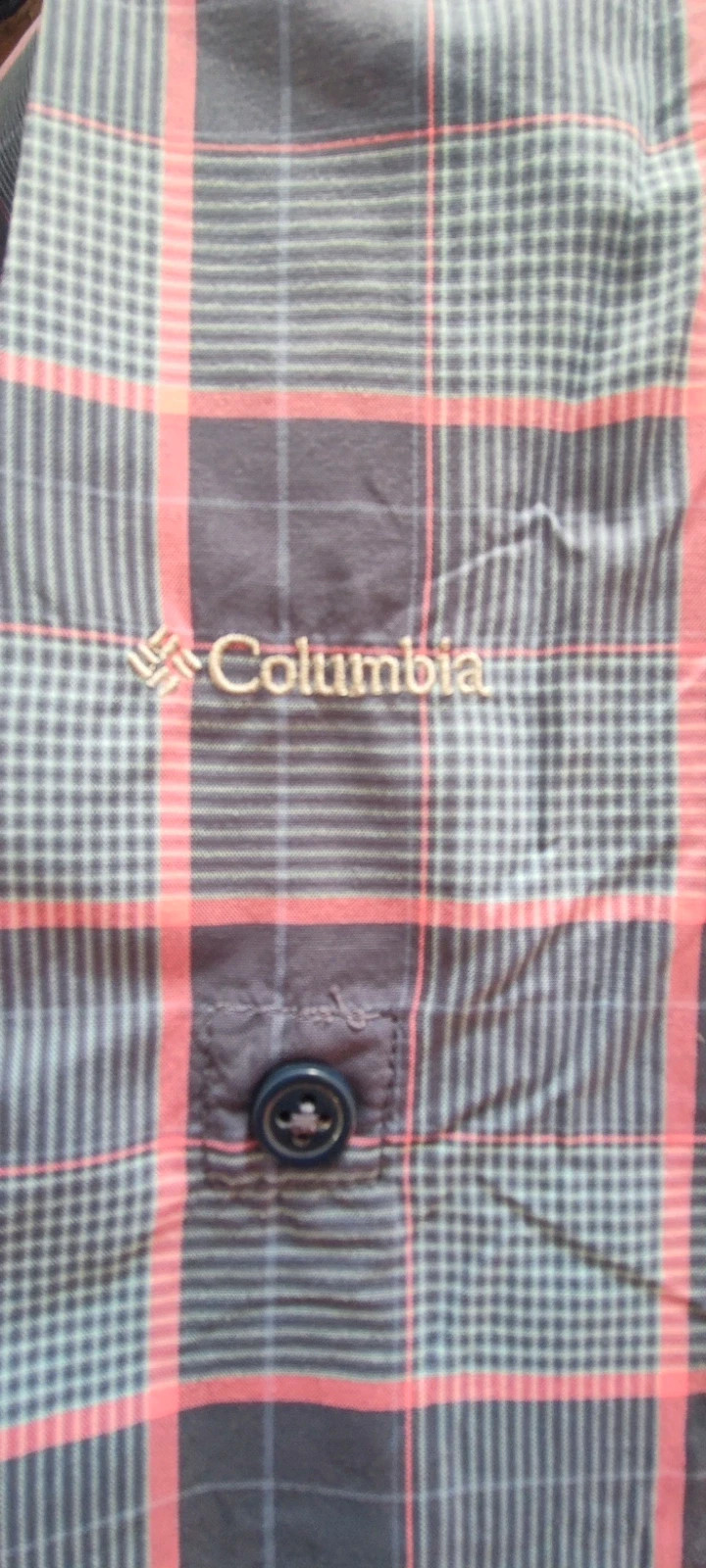 Camisa a cuadros – Columbia – taille S / 36 / 8 3