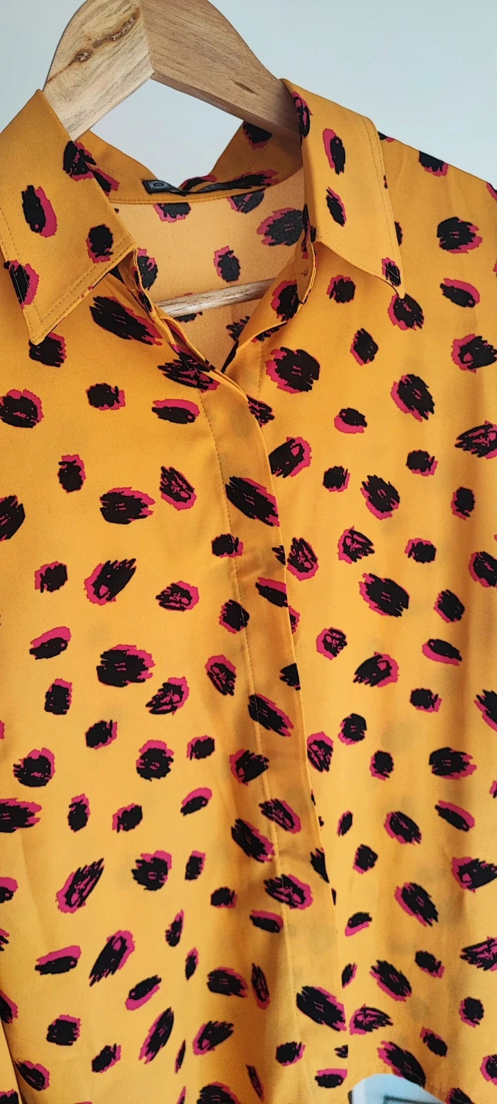 Blusa mostaza manga larga – taille S / 36 / 8 2