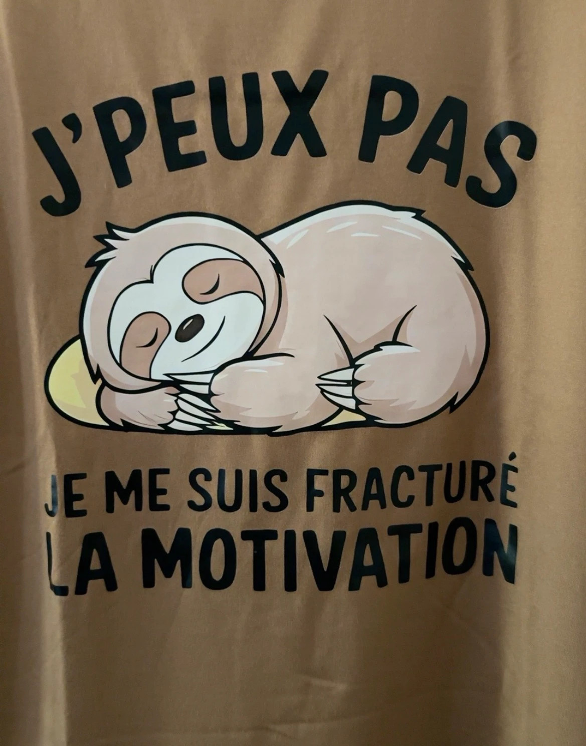 T-shirt paresseux humoristique – Shein – taille S / 36 / 8 2