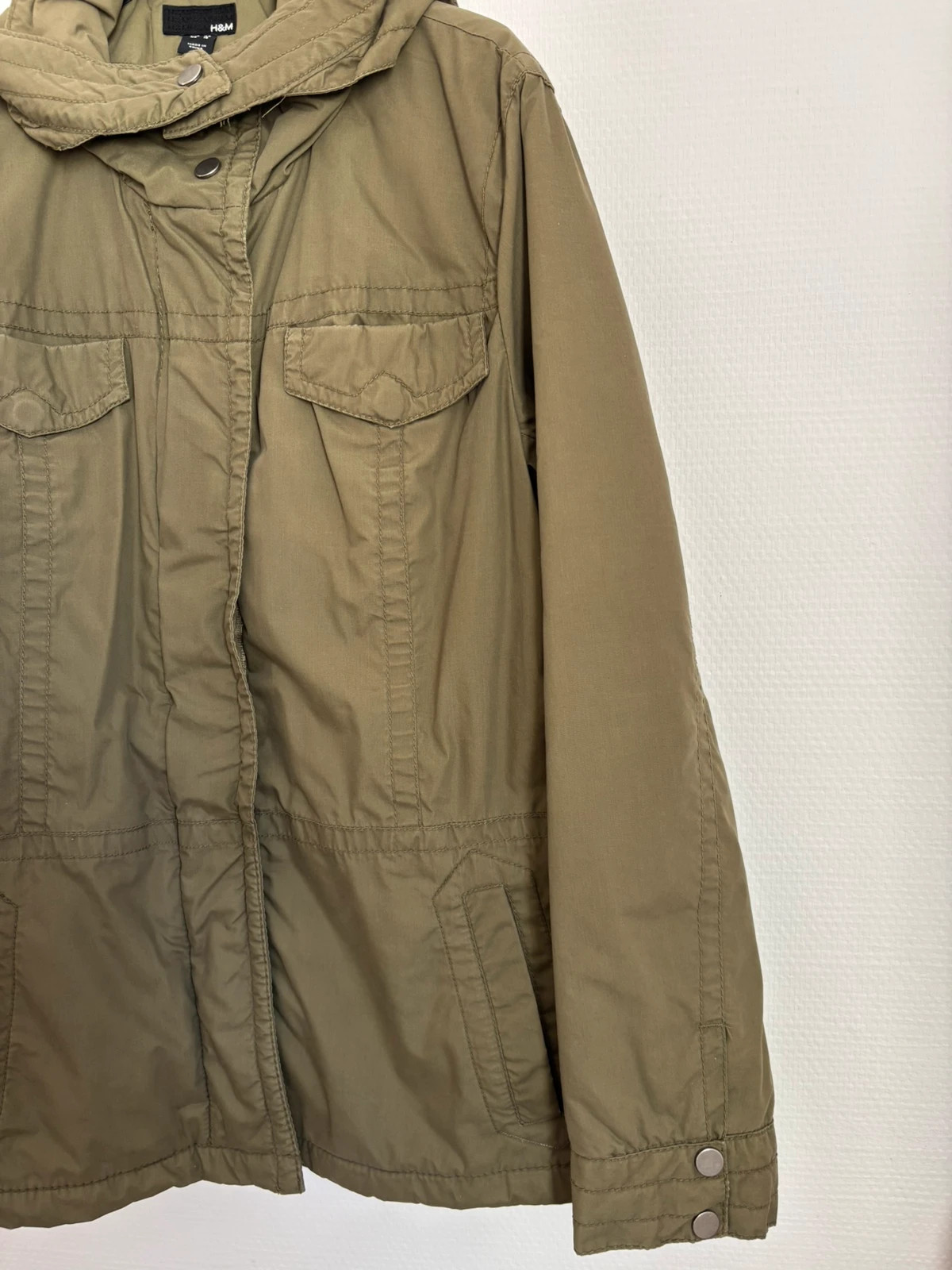 Veste saharienne kaki à capuche – H&M – taille XXXL / 46 / 18 3