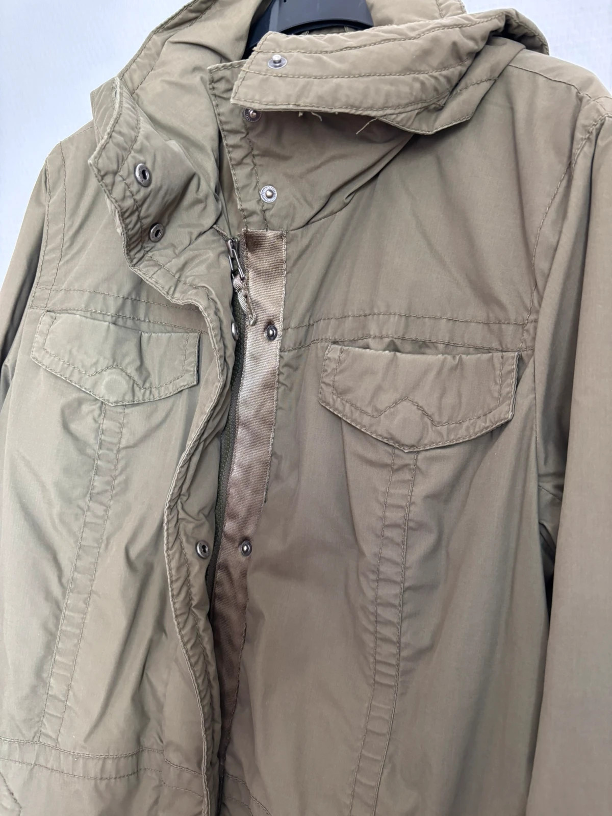 Veste saharienne kaki à capuche – H&M – taille XXXL / 46 / 18 5