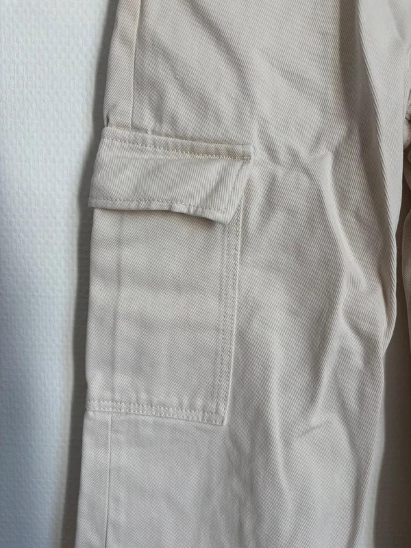 Pantalon cargo écru – BZB – taille XXS / 32 / 4 4