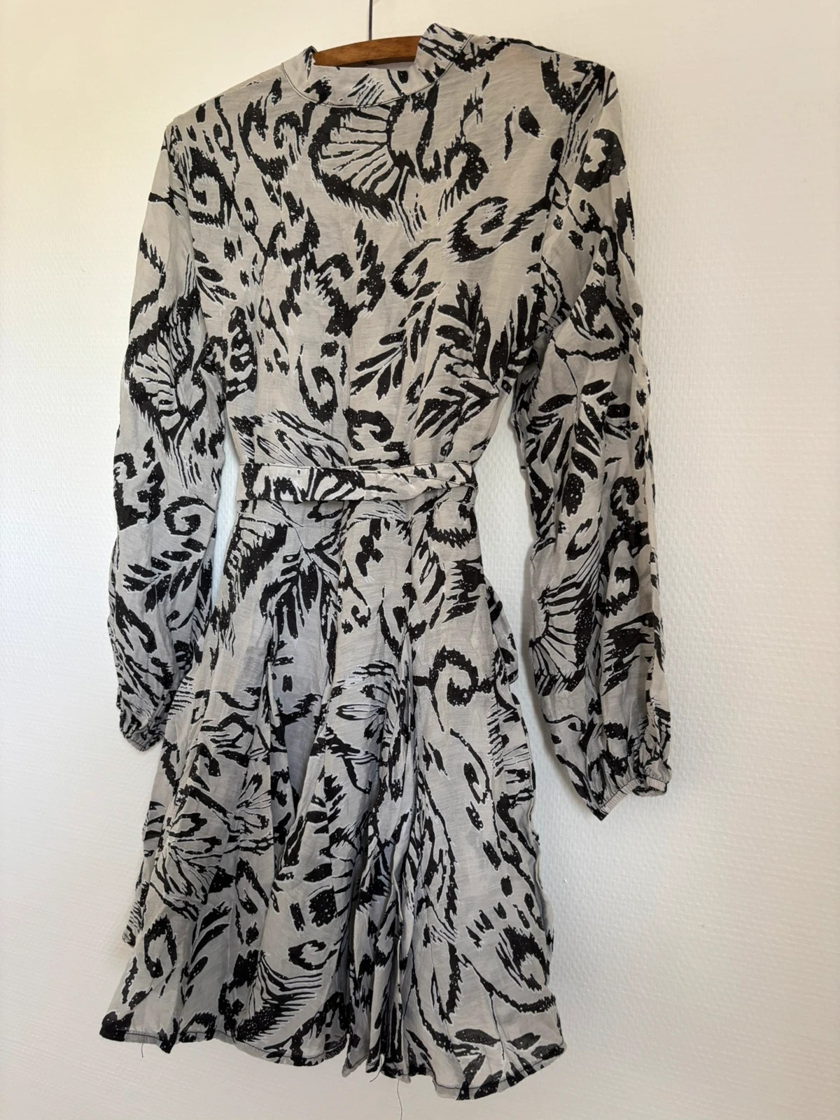 Robe imprimée ceinturée – Choklate – taille S / 36 / 8 2