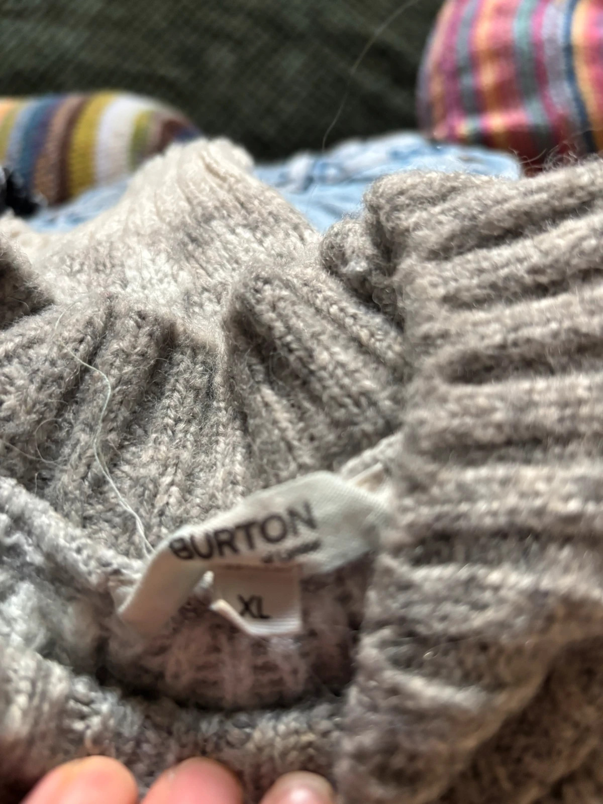Pull jacquard esprit nordique – Burton – taille XL / 42 / 14 5