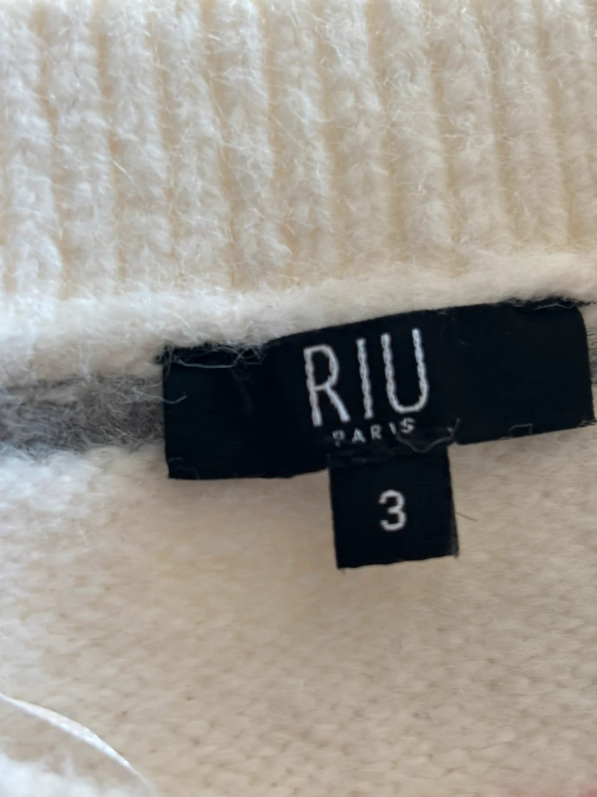 Pull rayé doux et lumineux – RIU – taille XXL / 44 / 16 4