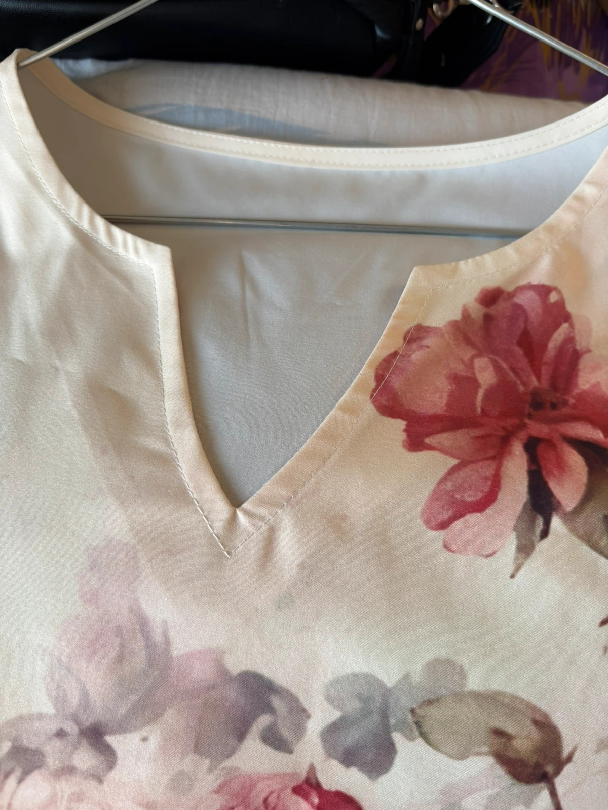 Tunique fleurie asymétrique – H&M – taille XXL / 44 / 16 5