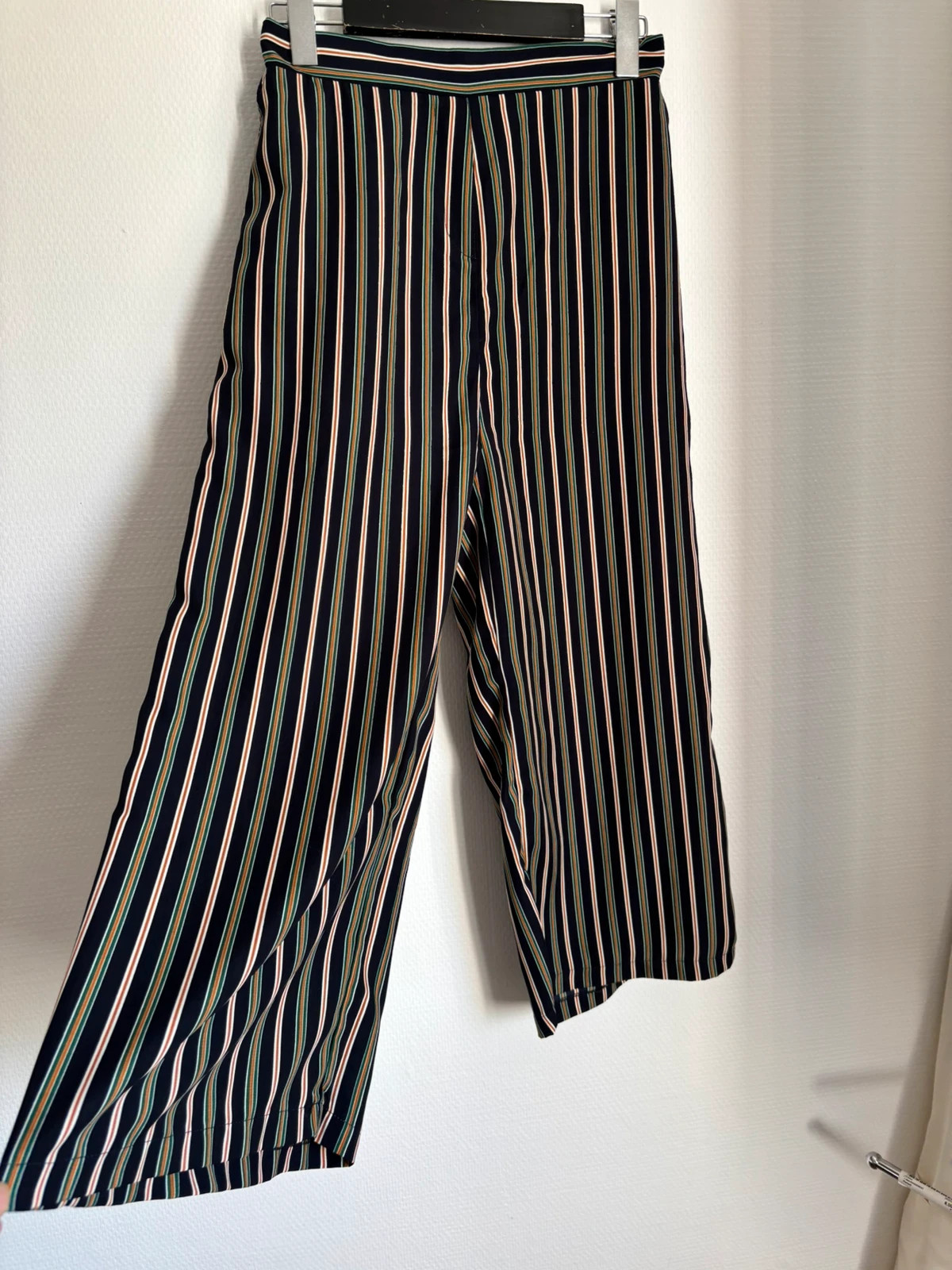 Pantalon large rayé fluide – Christine Laure – taille XL / 42 / 14 2