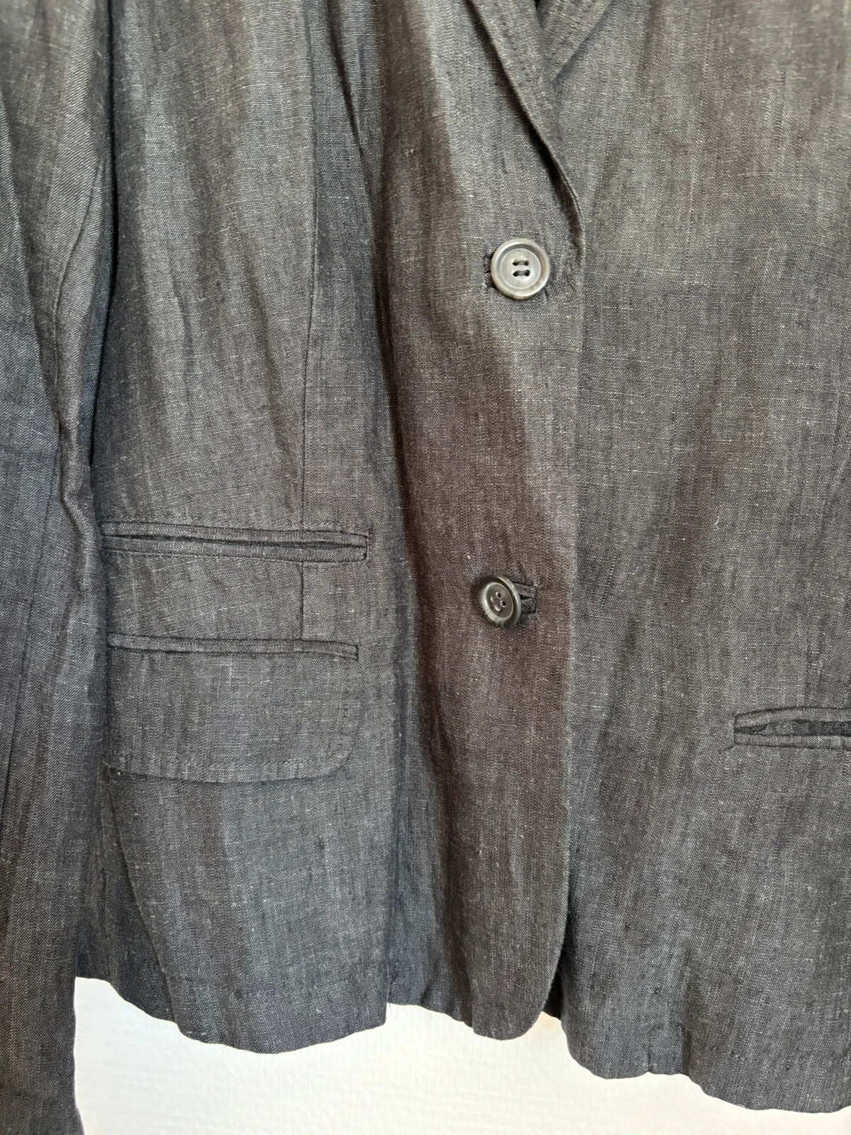 Veste blazer chic en lin – H&M – taille XL / 42 / 14 4