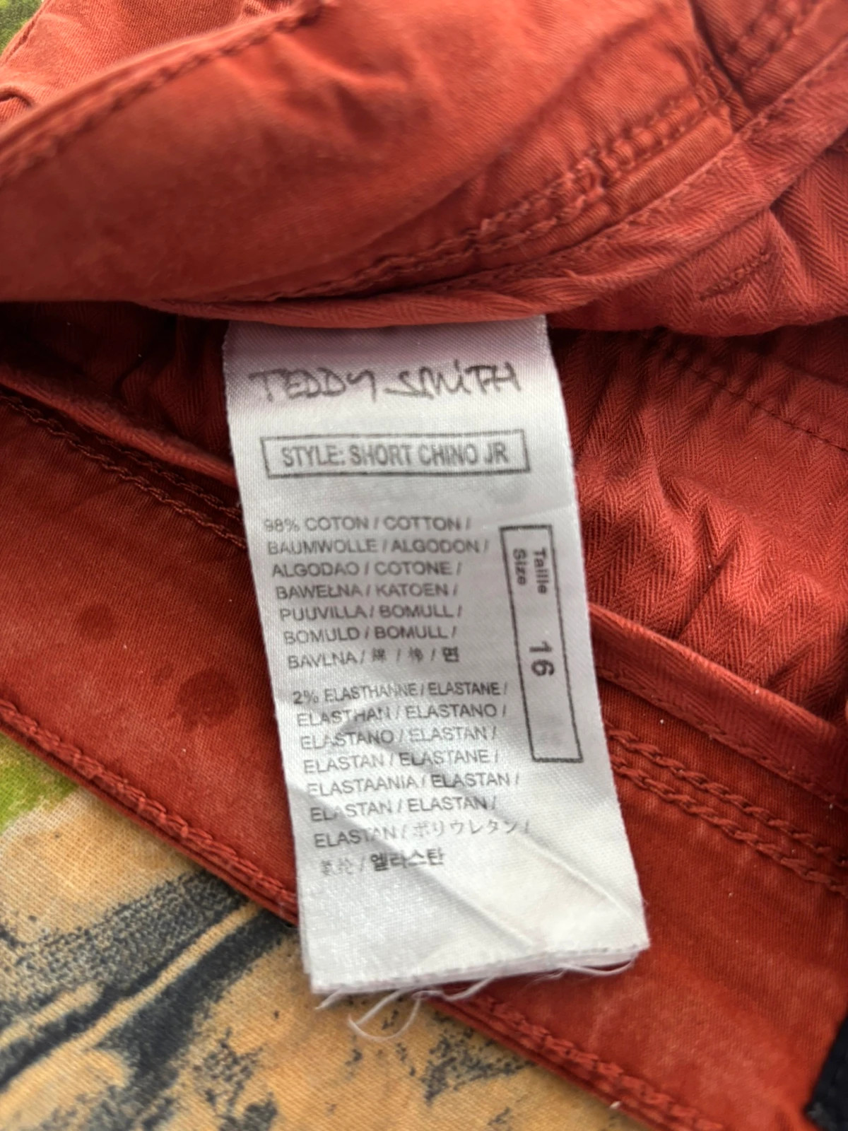 Bermuda chino – Teddy Smith – taille W29 | FR 38 5