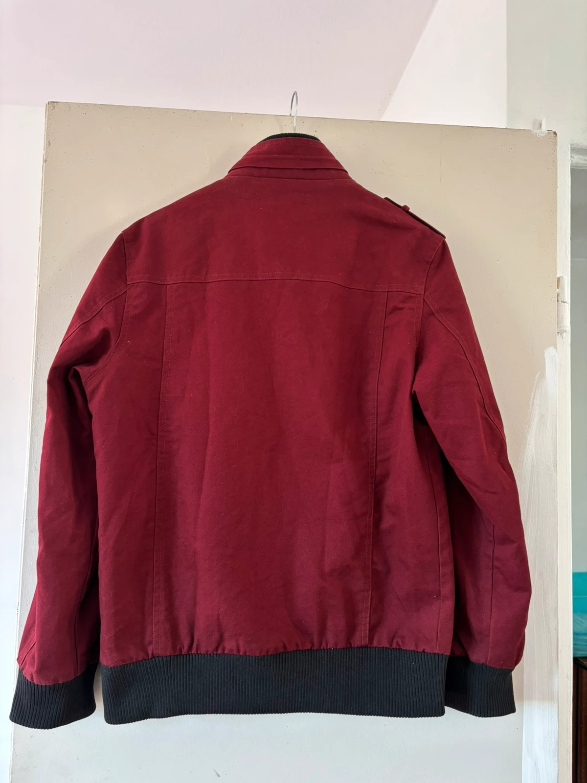 Veste bordeaux style militaire – Yi Jian Mei – taille S 2