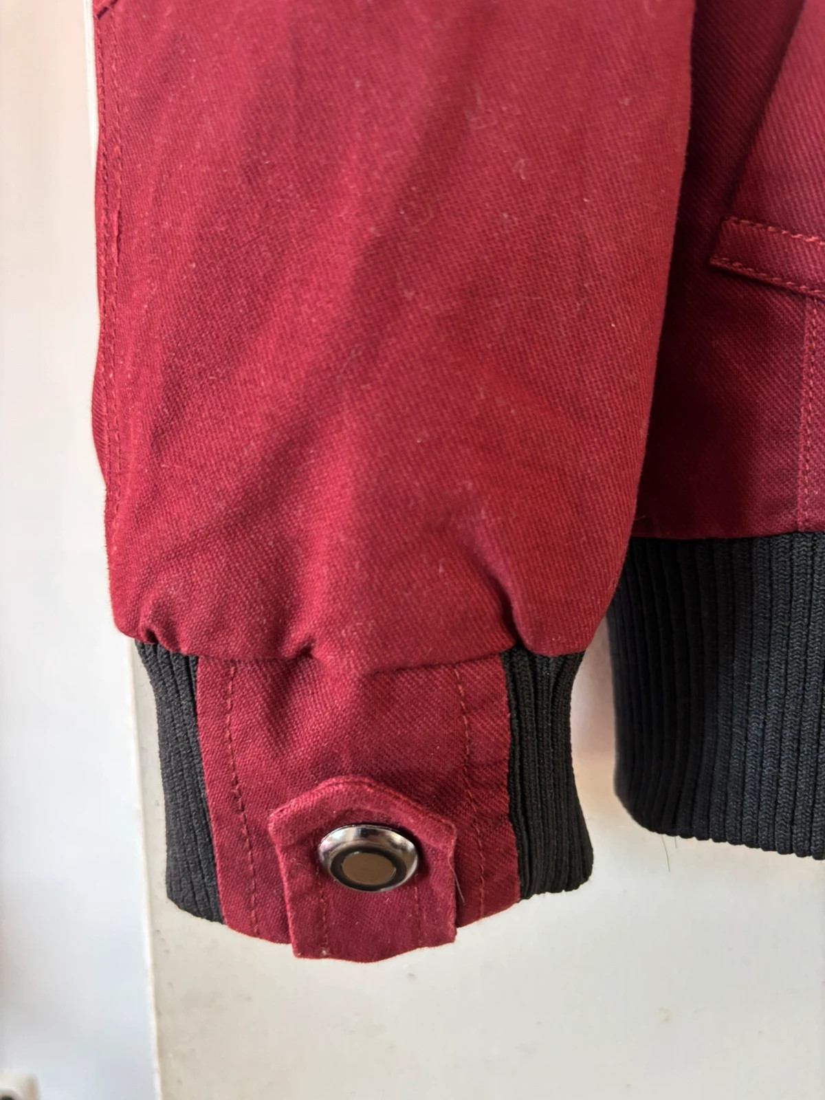 Veste bordeaux style militaire – Yi Jian Mei – taille S 5