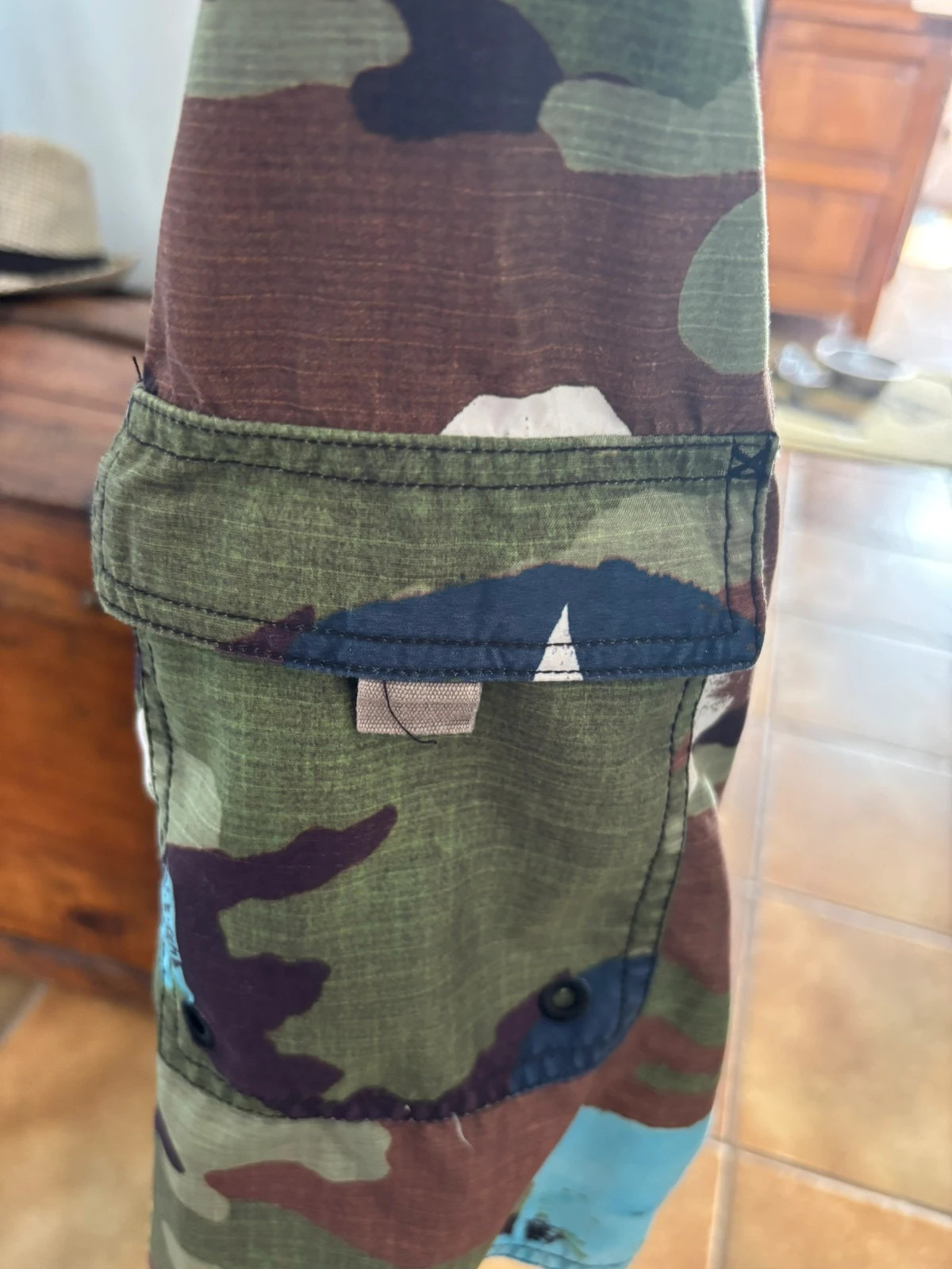 Boardshort camouflage graphique – Quiksilver – taille XS 3
