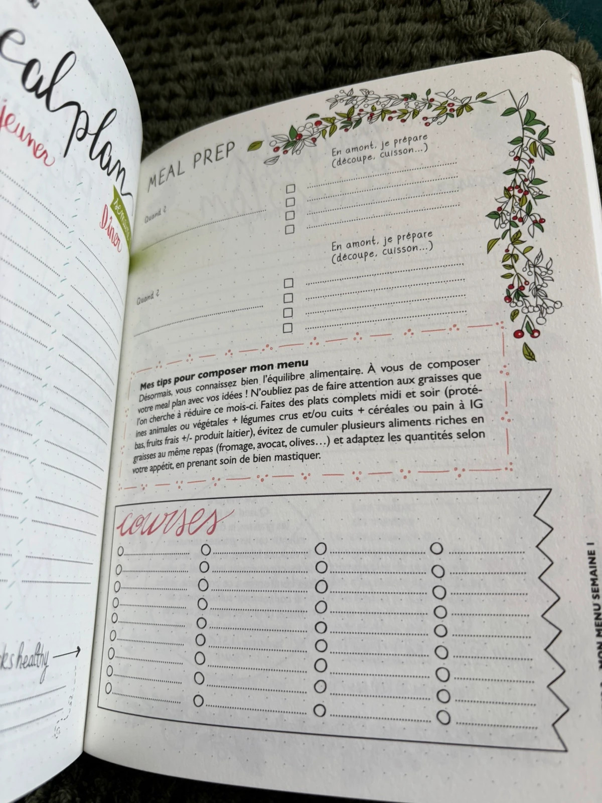 Cahier Objectif minceur 12 semaines 5