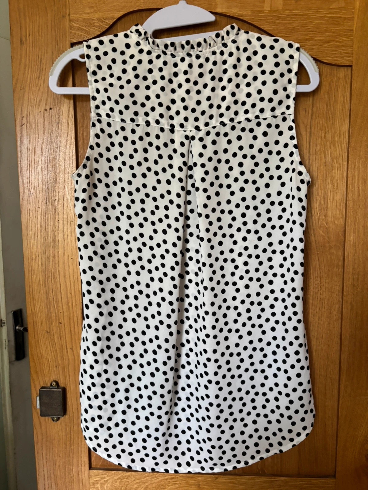 Top blanc à pois noirs – Kiabi – taille S / 36 / 8 2