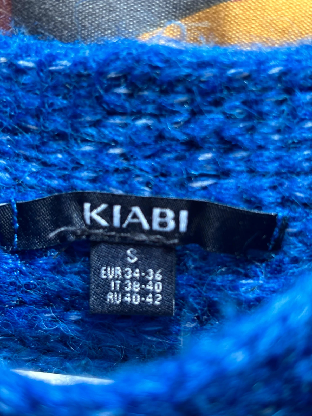 Pull bleu texturé – Kiabi – taille S / 36 / 8 2