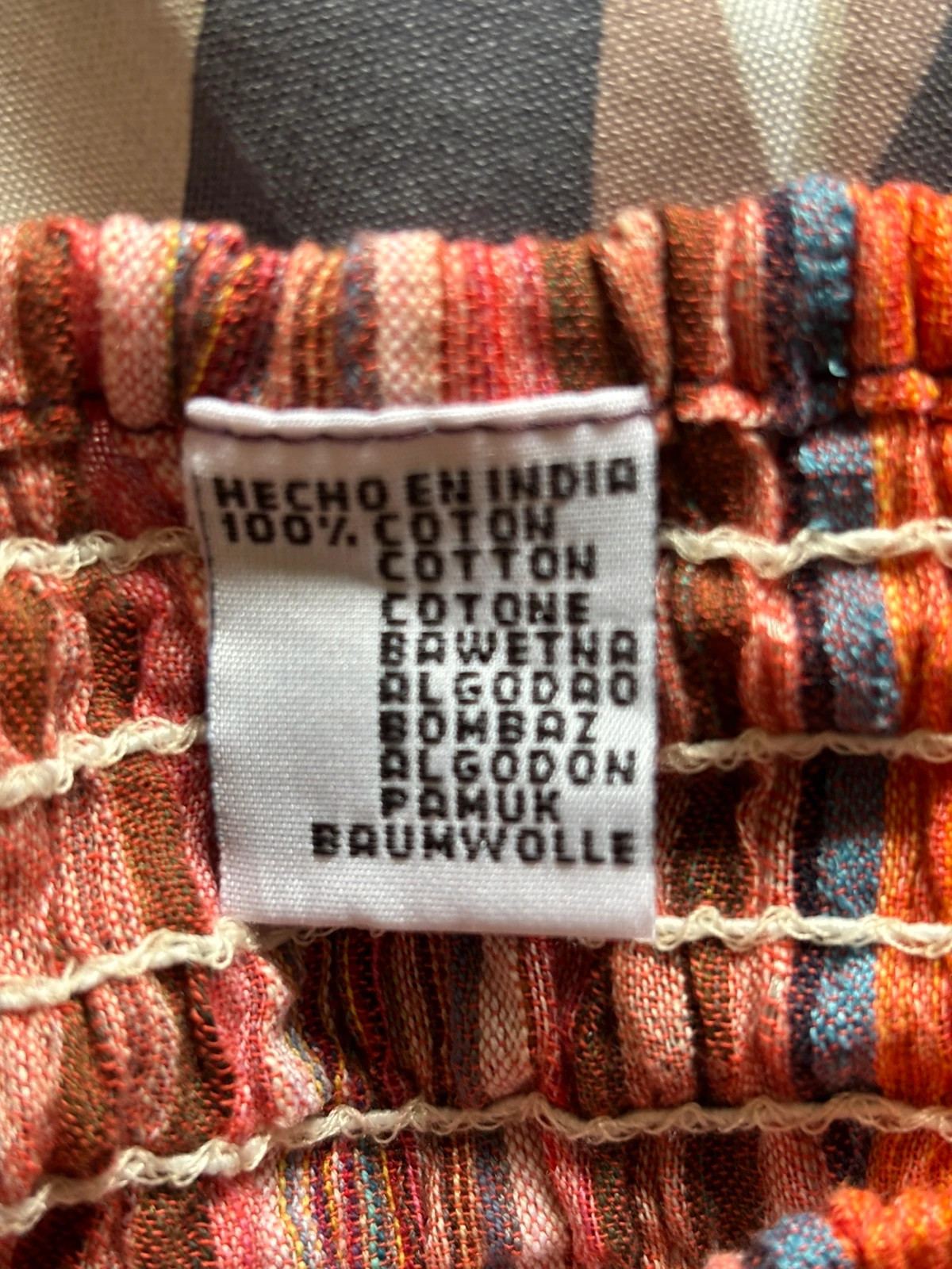 Sarouel rayé bohème – Hecho – taille Taille unique 4