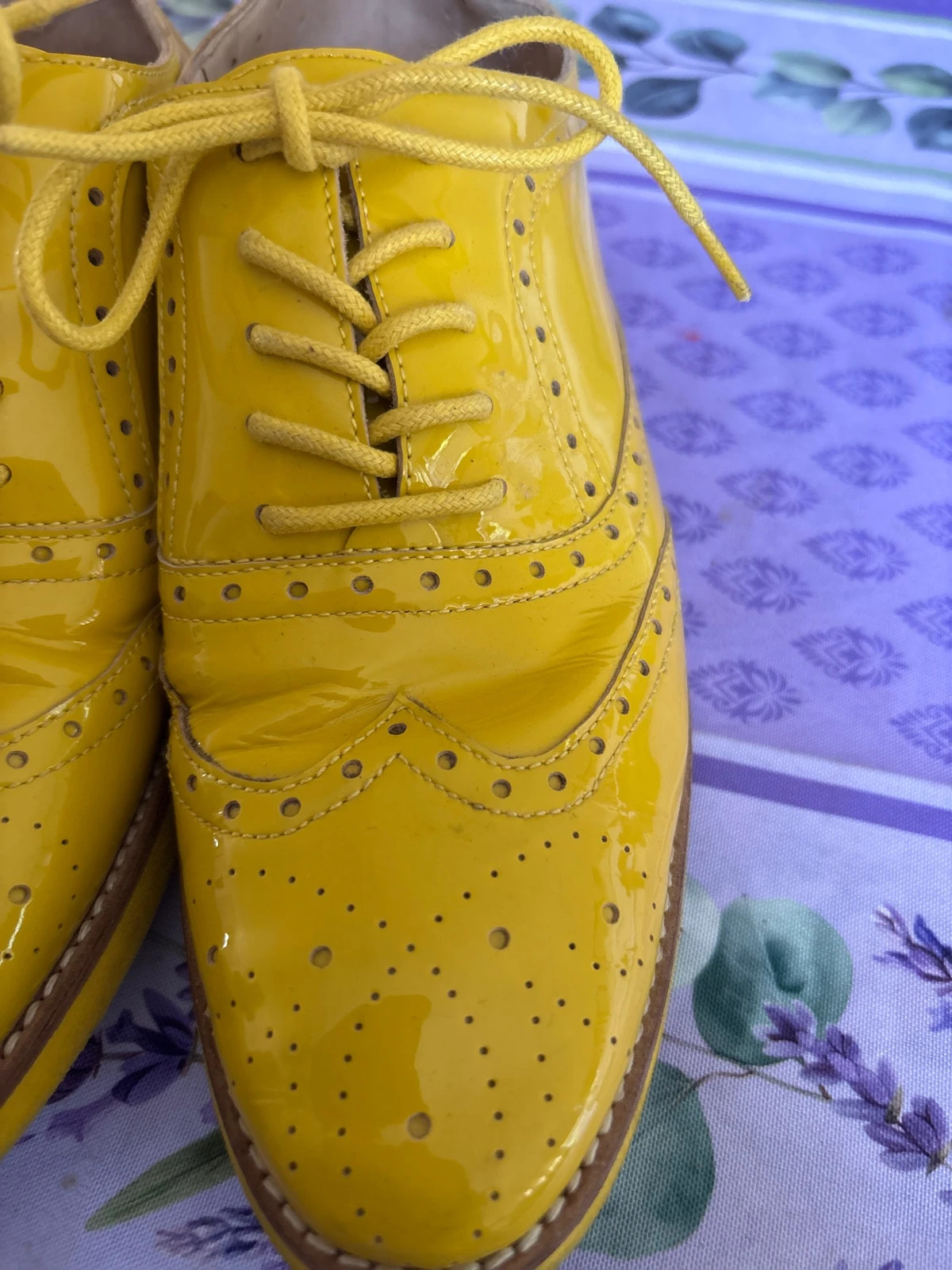 Derbies vernies jaunes JB Martin – JB Martin – taille 37 2