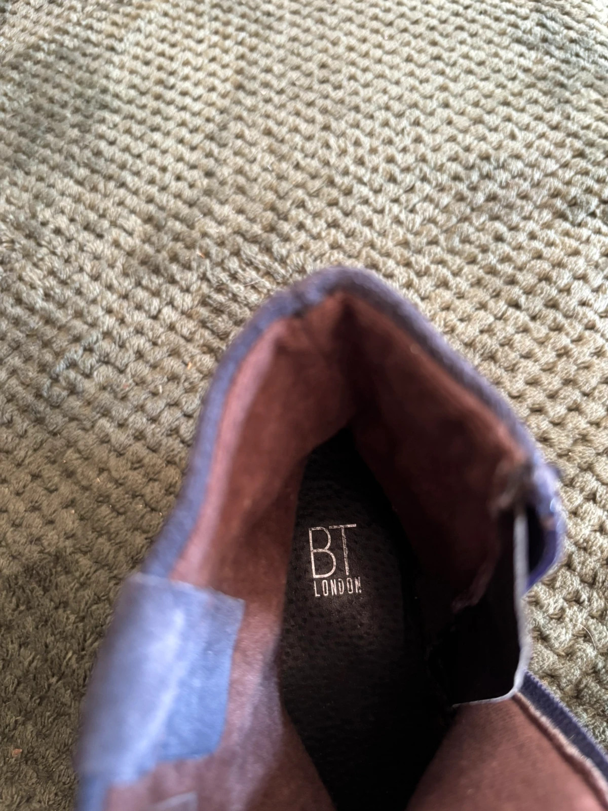 Bottines bleu marine étoile dorée – BT London – taille 37 3