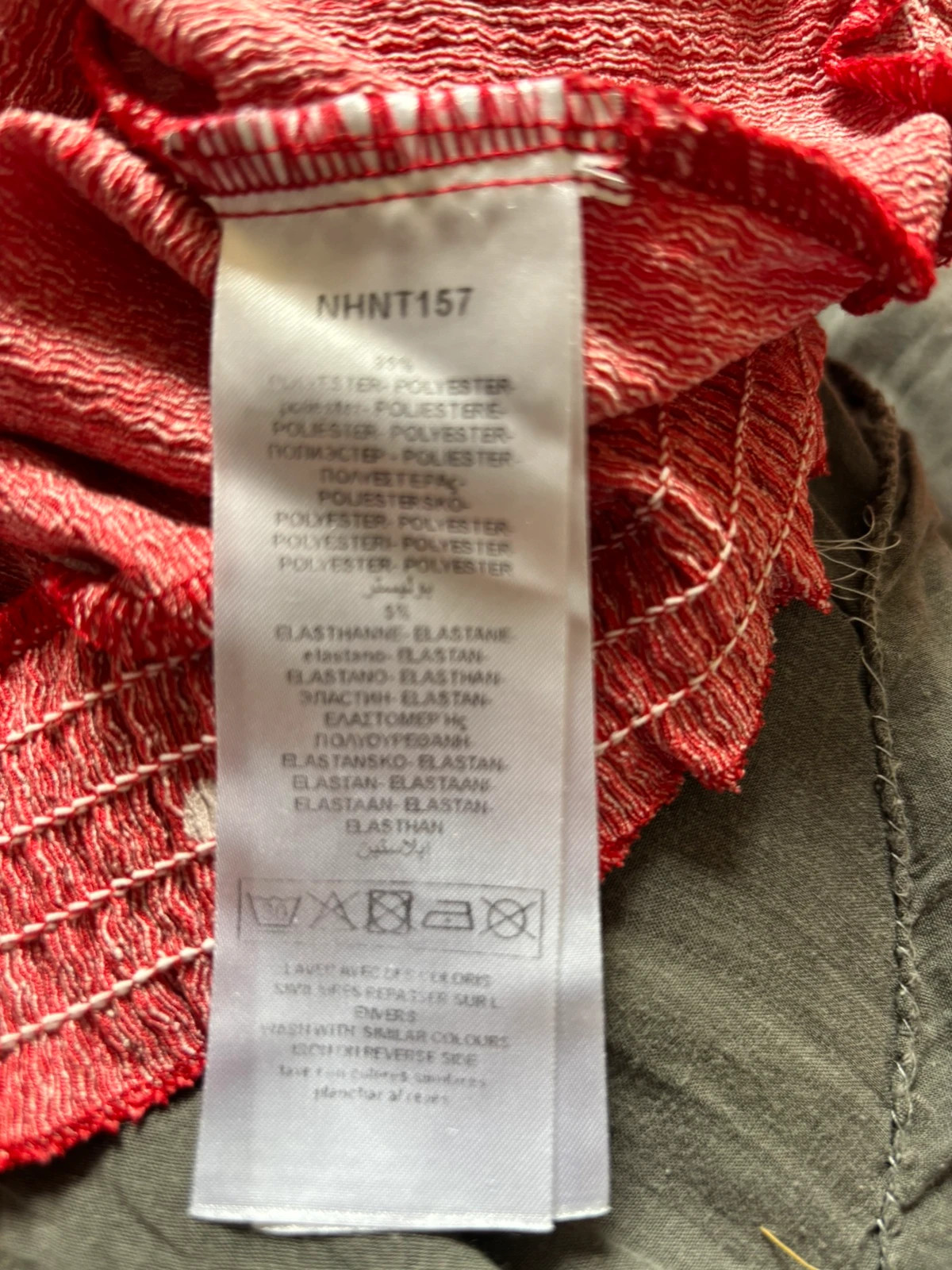 Blouse rouge à pois – Naf Naf – taille M / 38 / 10 5