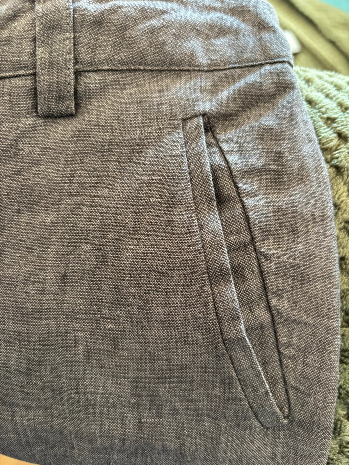 Pantalon en lin gris – Monoprix Autre Ton – taille S / 36 / 8 5