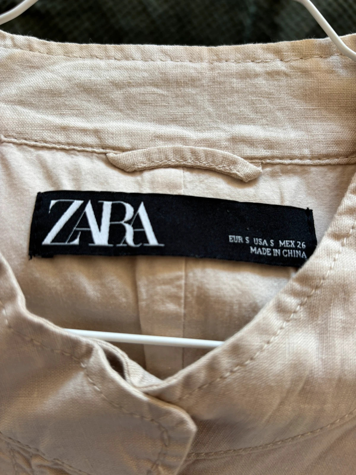 Veste légère beige style saharienne – Zara – taille S / 36 / 8 4