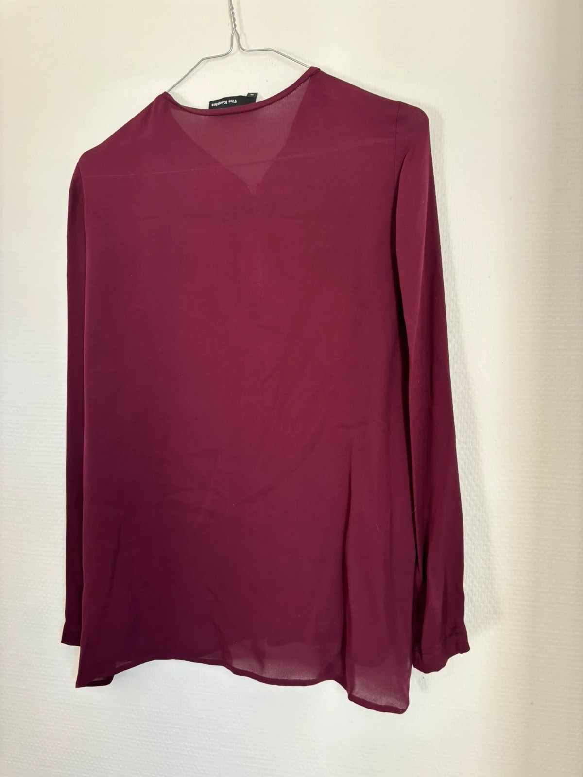 Blouse bordeaux zippée – The Kooples – taille M / 38 / 10 2