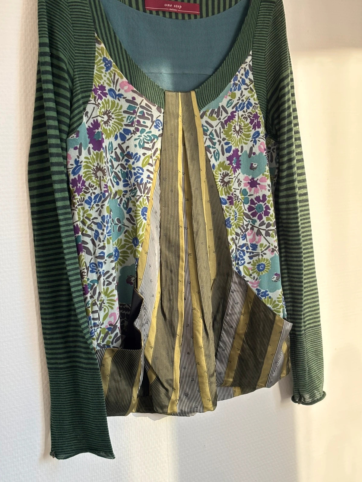 Haut One Step fleuri – One step – taille XL / 42 / 14 2