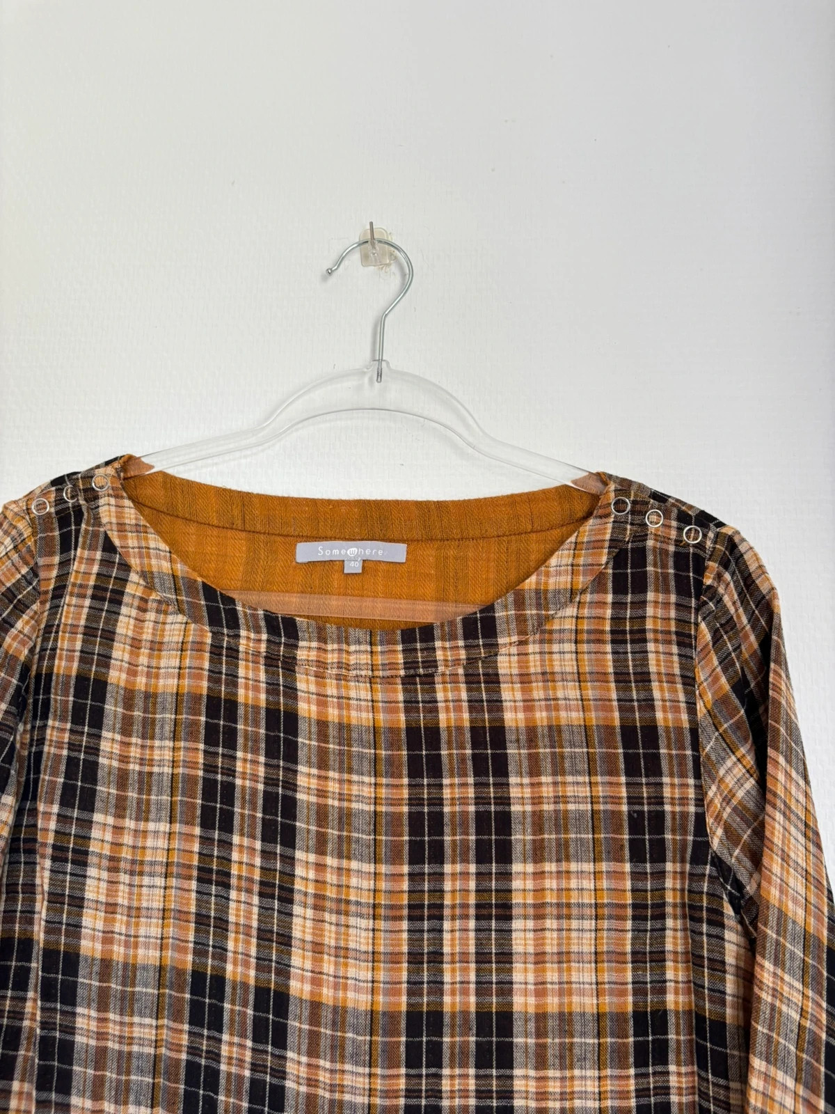 Blouse à carreaux automne – somewhere – taille L / 40 / 12 3