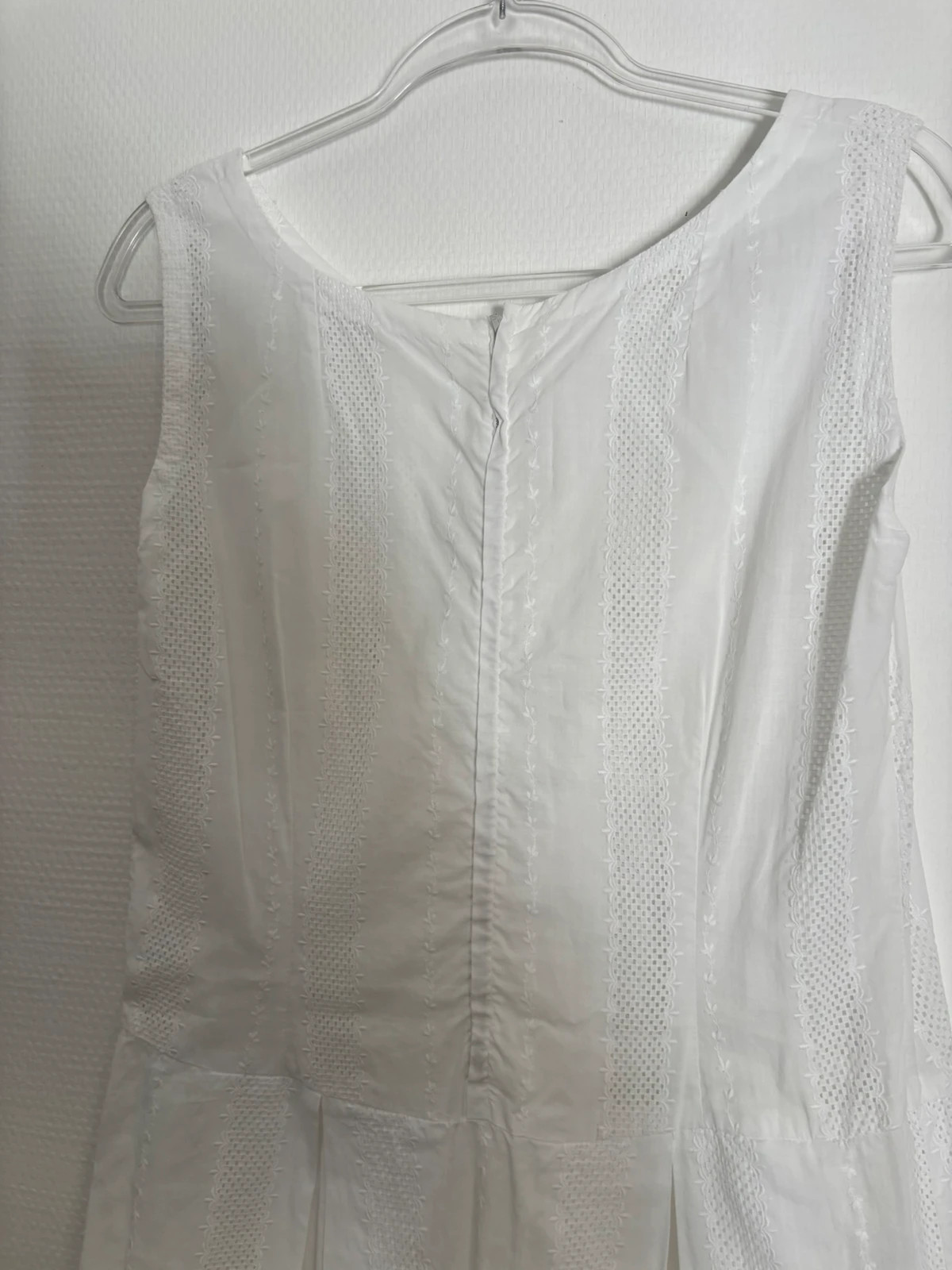 Robe blanche sans manches – Zara – taille M / 38 / 10 3