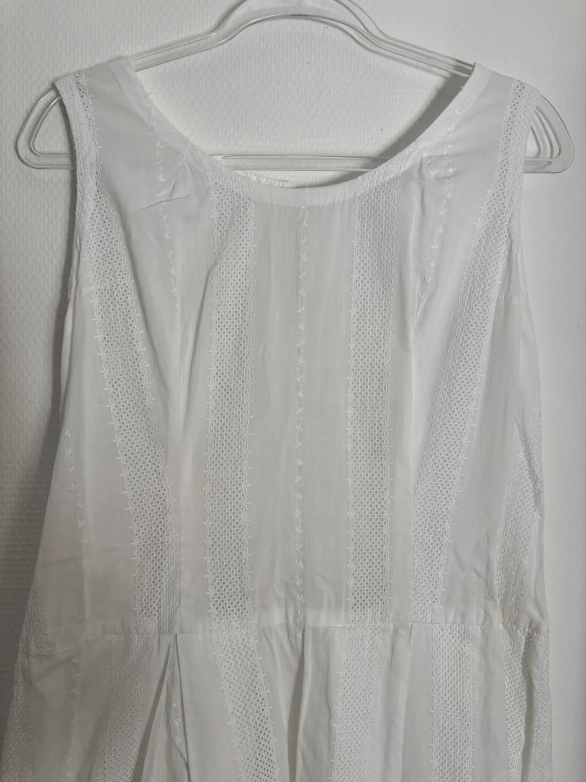 Robe blanche sans manches – Zara – taille M / 38 / 10 5