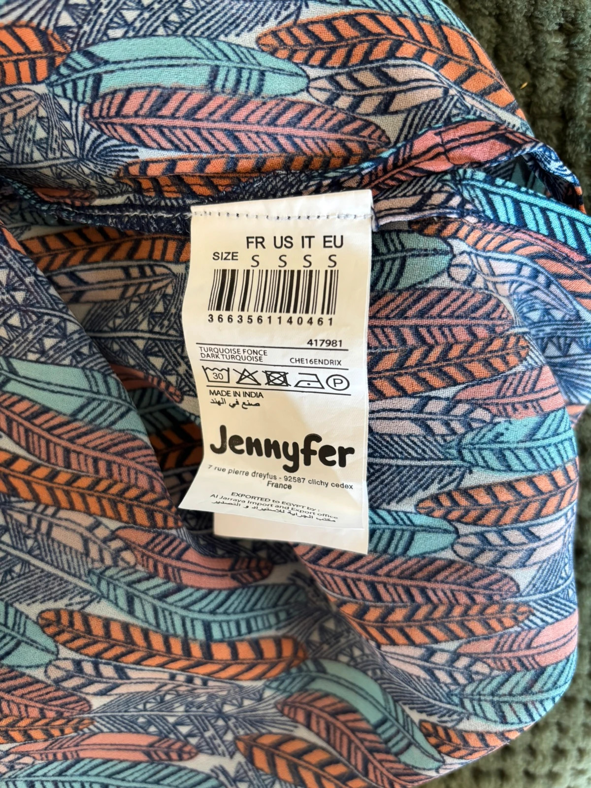 Kimono fluide à imprimé – Jennyfer – taille S / 36 / 8 5