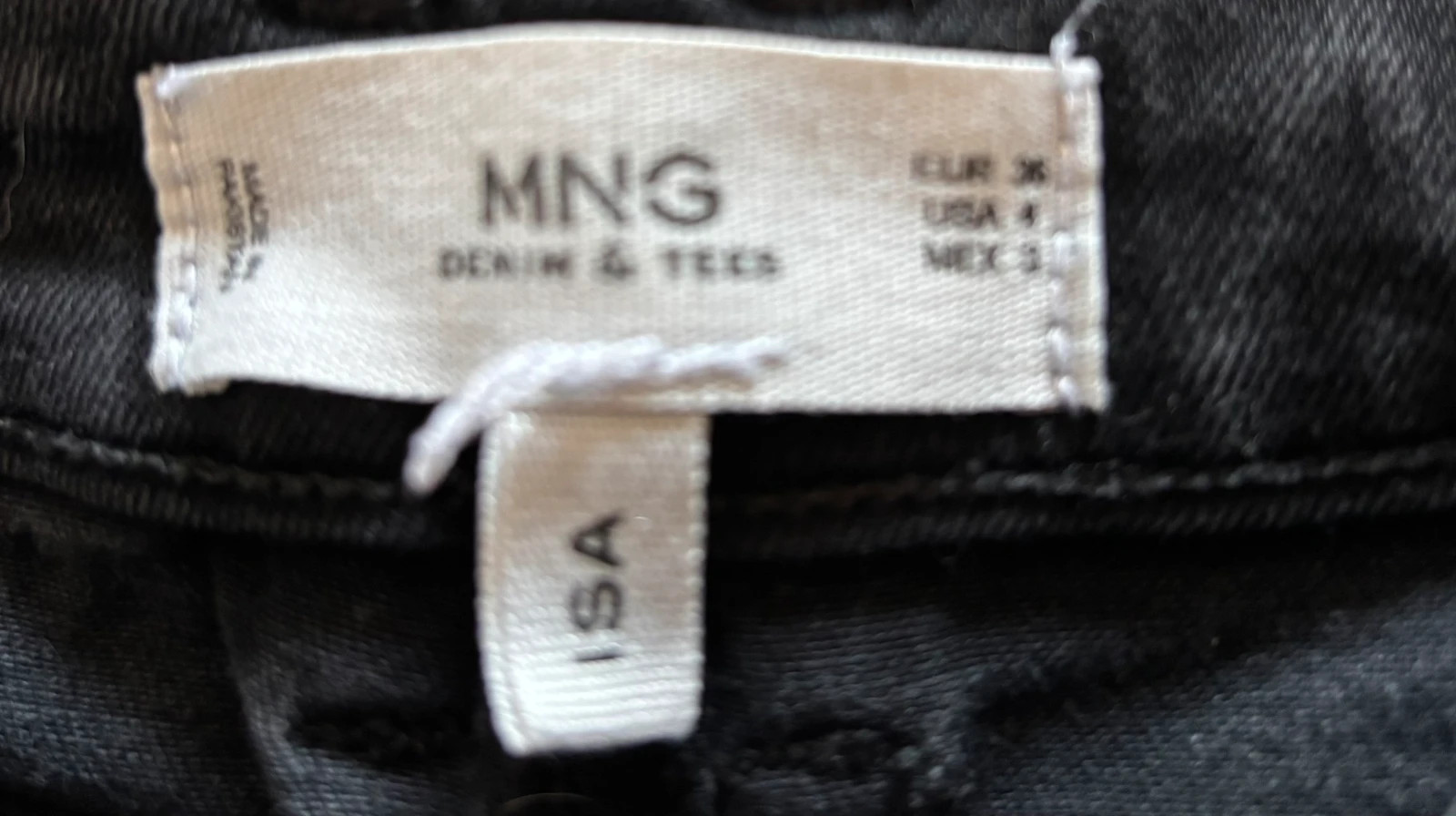 Jean slim – MNG – taille XS / 34 / 6 5