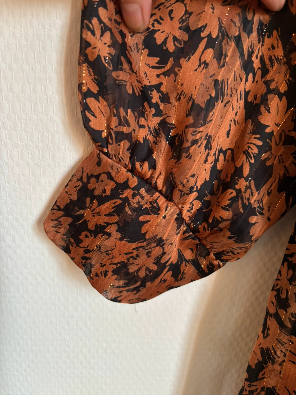 Robe fluide fleurie doublée – Promod – taille L / 40 / 12 3