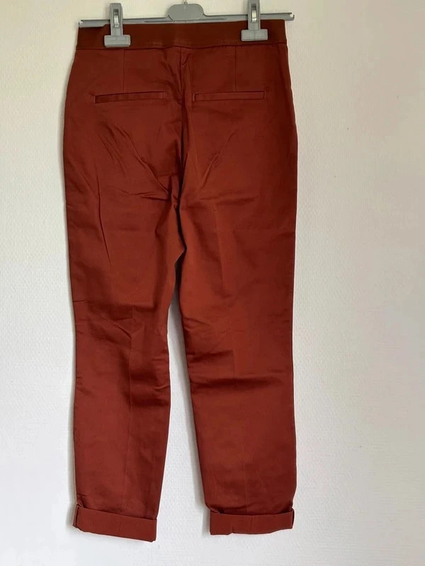 Pantalon terracotta tendance coupe droite – H&M – taille M / 38 / 10 2