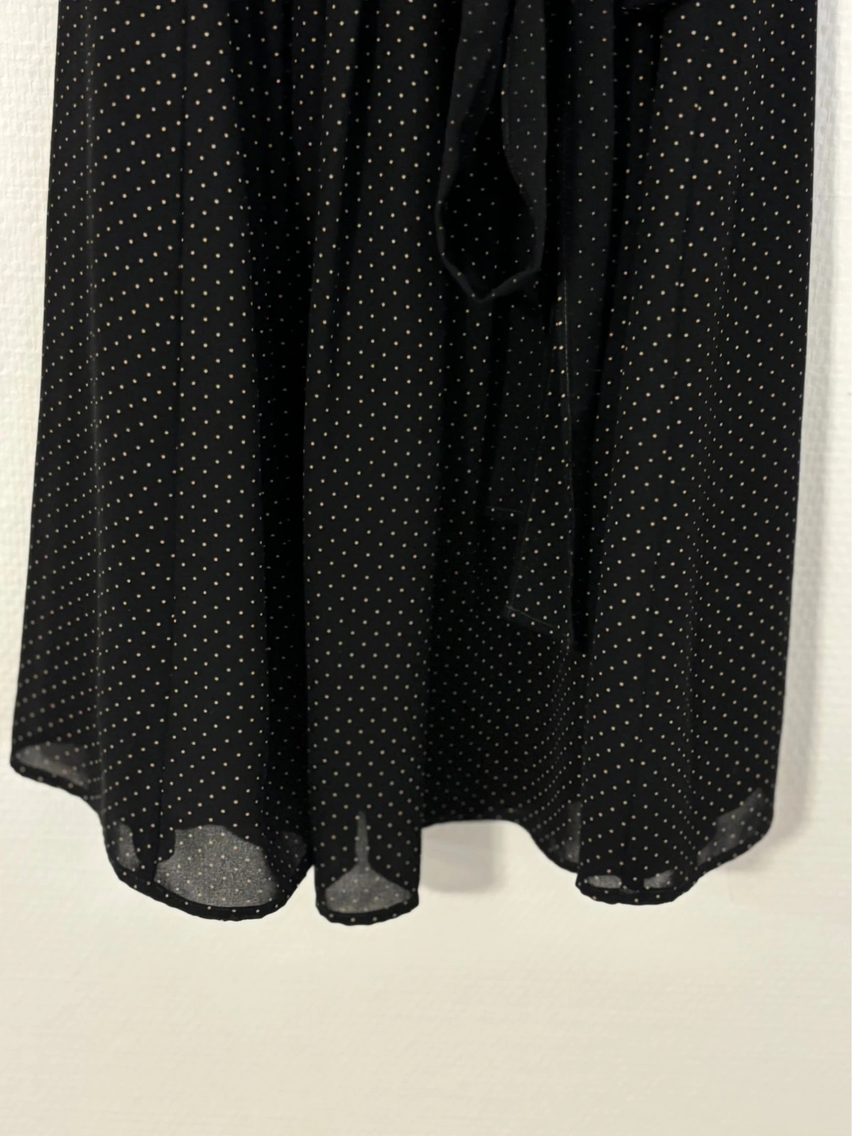 Robe Naf Naf noire à pois – N&B CLASSIC – taille S / 36 / 8 4