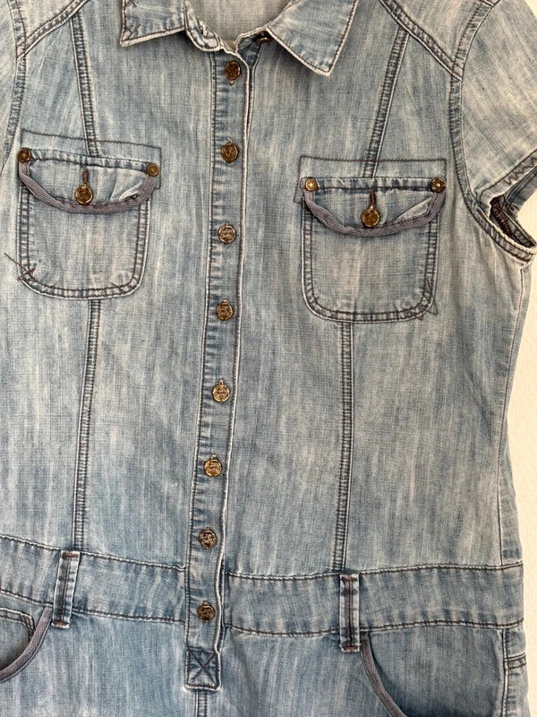 Robe en jean Camaïeu style chemise – Camaïeu – taille L / 40 / 12 2