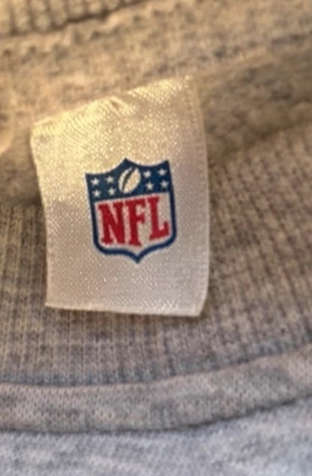 Sweat H&M NFL gris logo brodé style US sport – H&M – taille M 4