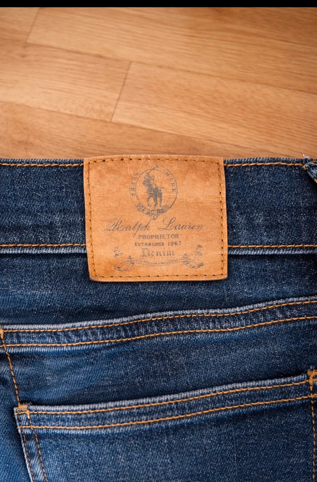 Jean slim bleu foncé Ralph Lauren Sport – taille 28 – Ralph Lauren – taille 8XL / 56 / 28 4