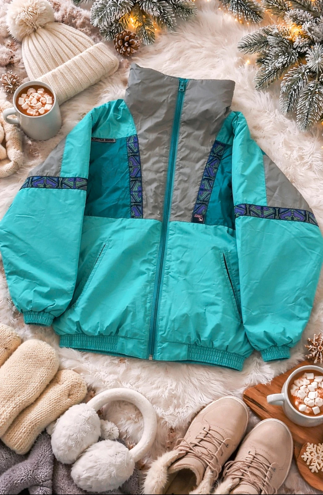 Veste vintage SNC années 90 – Made in France – Coupe ski rétro – SNC – taille S 2