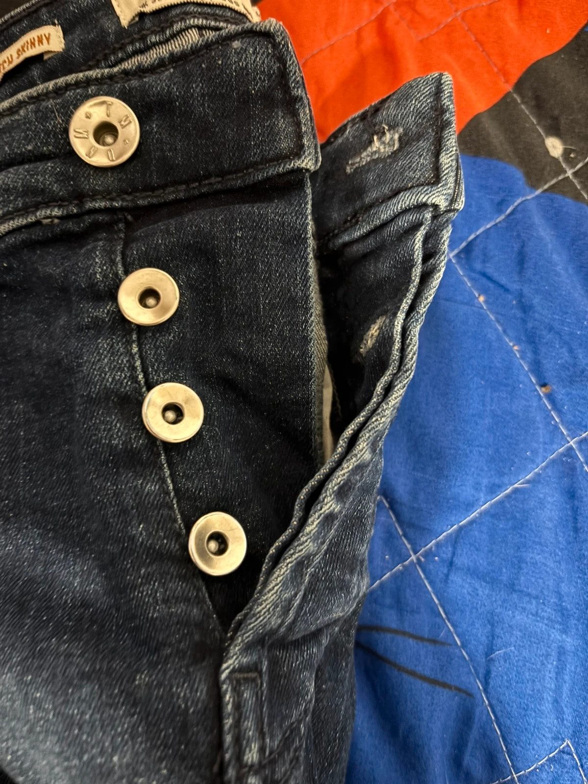 Jean Topman Skinny Stretch – W30 / FR 40 – Bleu foncé – Topman – taille Autre 3