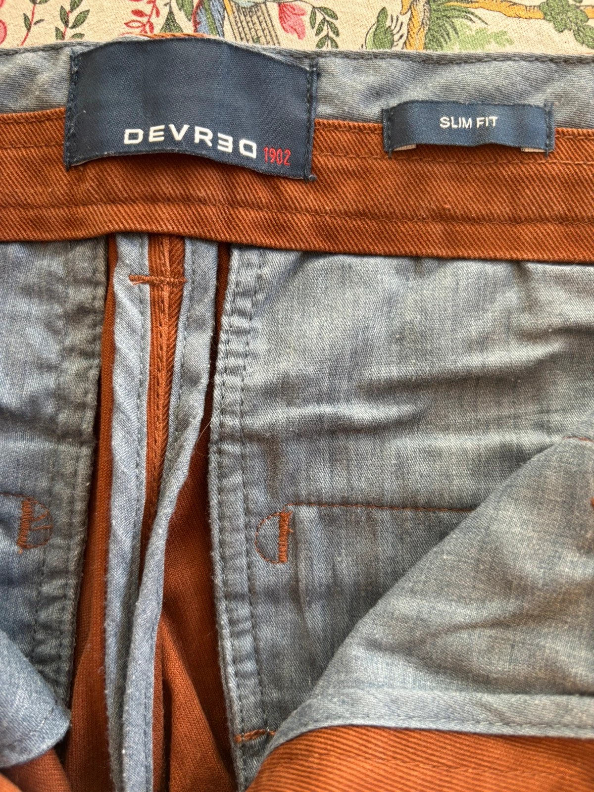 Pantalon terracotta chic – Devred – taille W27 | FR 36 5