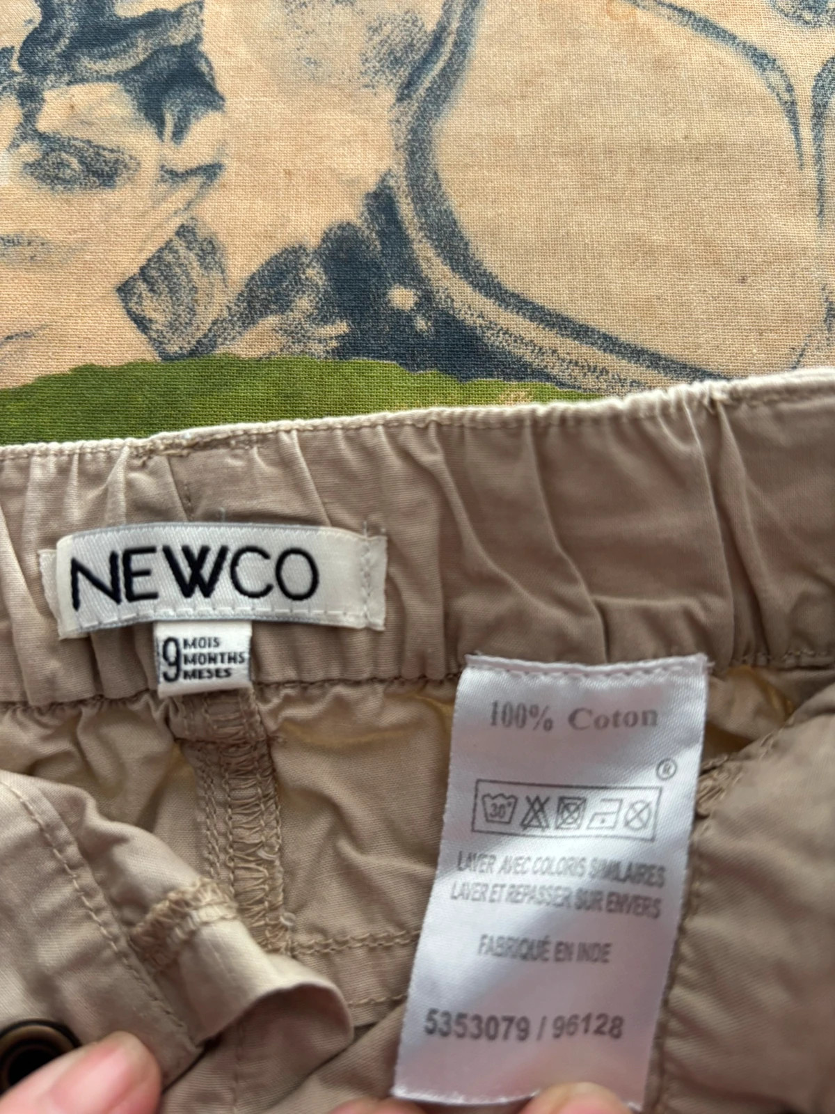 Ensemble polo et bermuda bébé – Newco – taille 9-12 mois / 74 cm 3