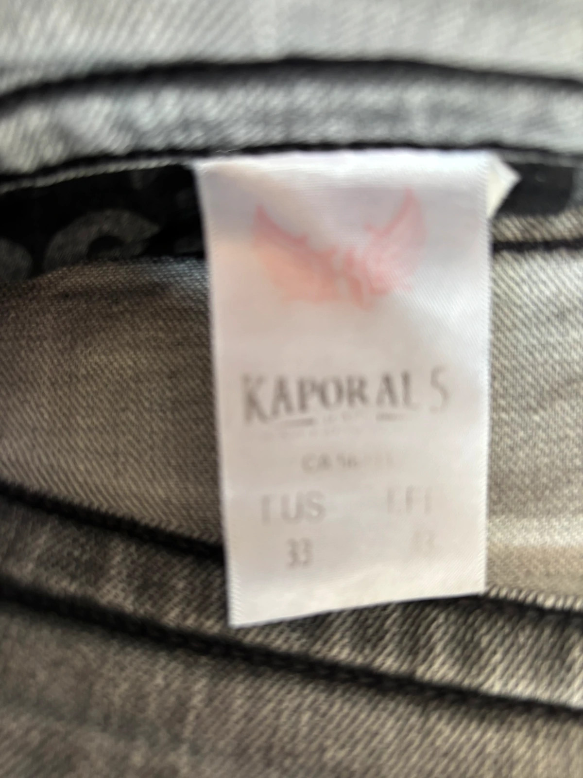 Jean Kaporal Demi-Slim gris – Kaporal – taille W33 | FR 42 4