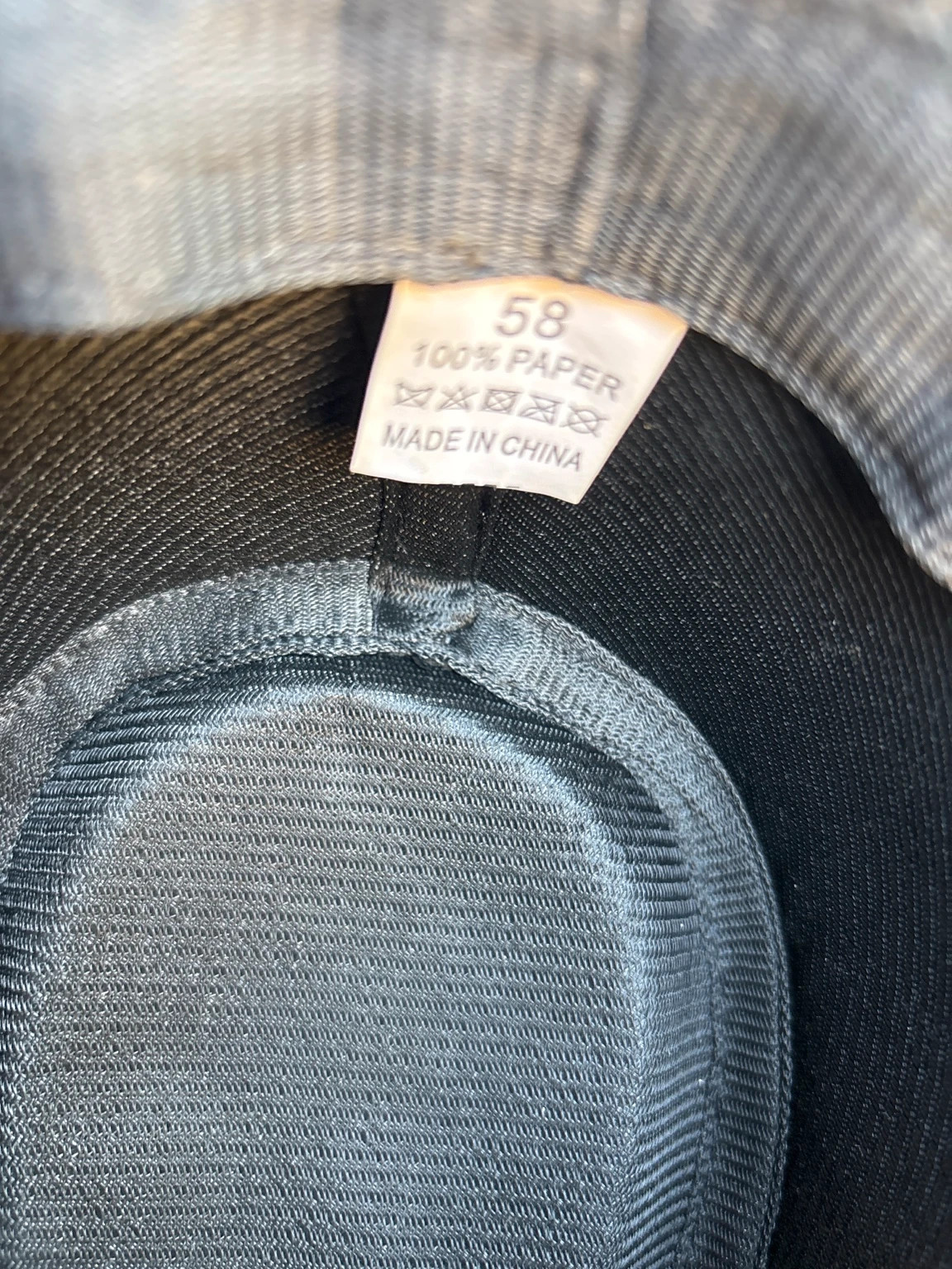Chapeau Fedora noir – taille 58 4
